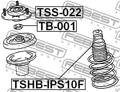 Osłona  miecha powietrznego FEBEST TSHB-IPS10F