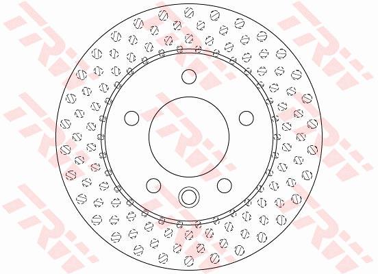 Tarcza hamulcowa TRW DF6194S