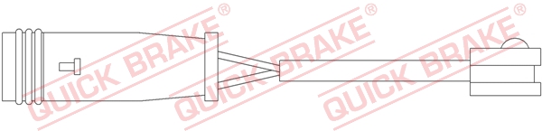 Czujnik zużycia klocków QUICK BRAKE WS 0266 A