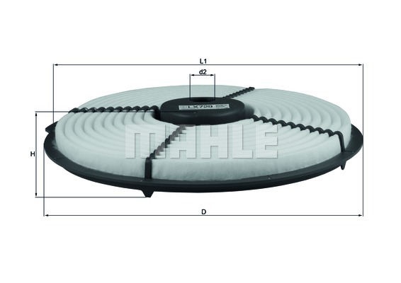 Filtr powietrza KNECHT LX 729