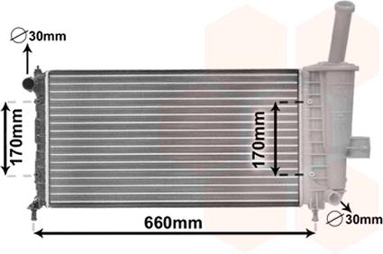 Chłodnica VAN WEZEL 17002208