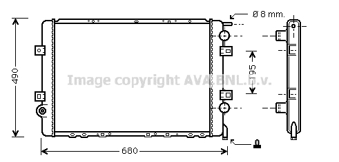 Chłodnica AVA QUALITY COOLING RTA2264