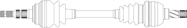 Półoś napędowa GENERAL RICAMBI OP3200