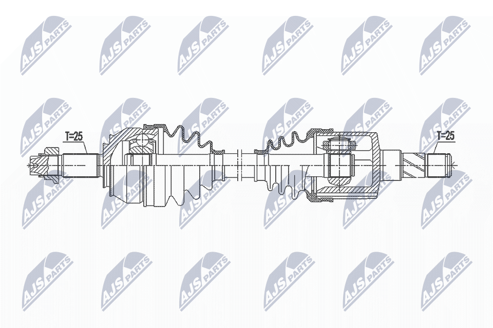 Filtr sadzy / filtr cząstek stałych, układ wydechowy NTY DPF-SU-001