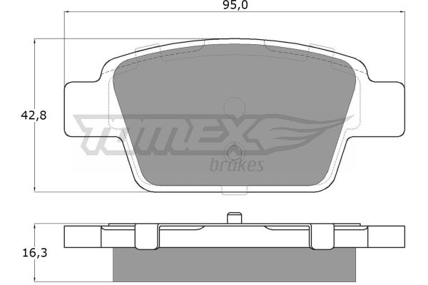 Klocki hamulcowe TOMEX BRAKES TX 12-51