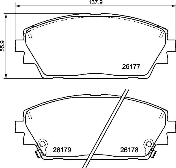 Klocki hamulcowe BREMBO P 49 065