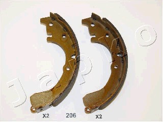 Zestaw szczęk hamulcowych JAPKO 55206
