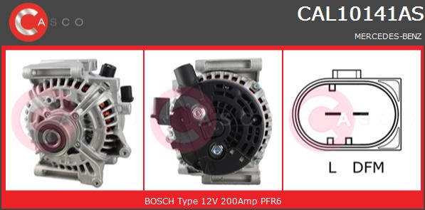 Alternator CASCO CAL10141AS