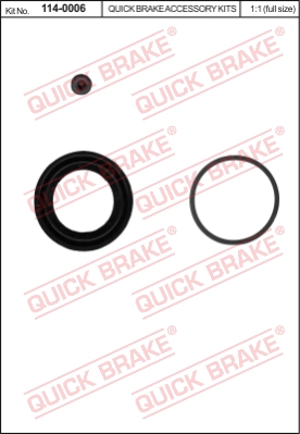 Zestaw naprawczy zacisku hamulcowego QUICK BRAKE 114-0006
