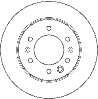 Tarcza hamulcowa TRW DF6961S