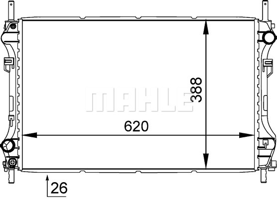 Chłodnica MAHLE CR 1140 000S