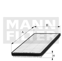 Filtr kabinowy MANN-FILTER CU 2136