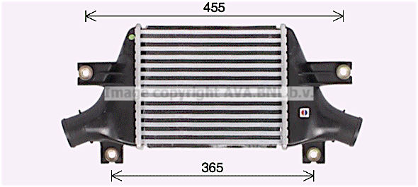Chłodnica powietrza intercooler AVA QUALITY COOLING MT4273
