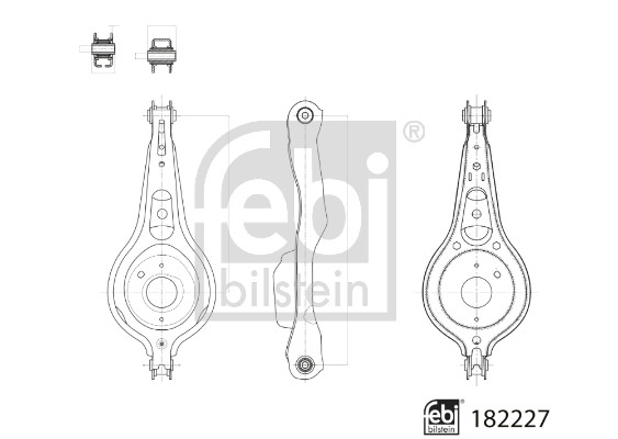 Wahacz, zawieszenie koła FEBI BILSTEIN 182227