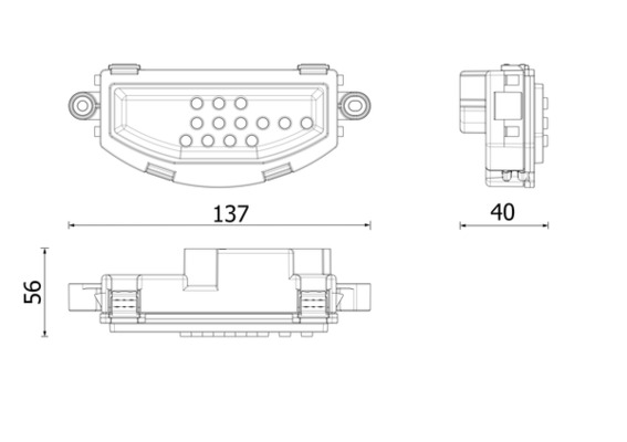 Regulator, wentylator nawiewu do wnętrza pojazdu MAHLE ABR 166 000P