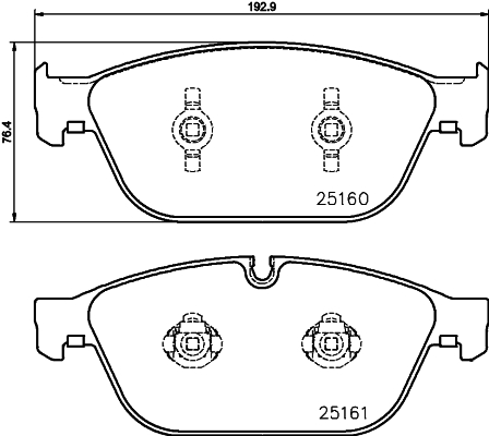 Klocki hamulcowe HELLA PAGID 8DB 355 016-021
