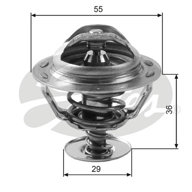 Termostat GATES TH12283G1
