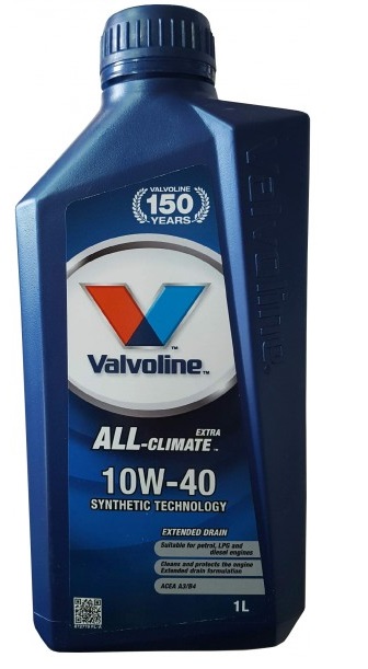 Olej silnikowy VALVOLINE 10W40 ALL-CLIMATE EXTRA 1L