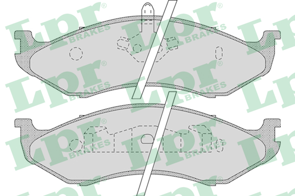 Klocki hamulcowe LPR 05P896