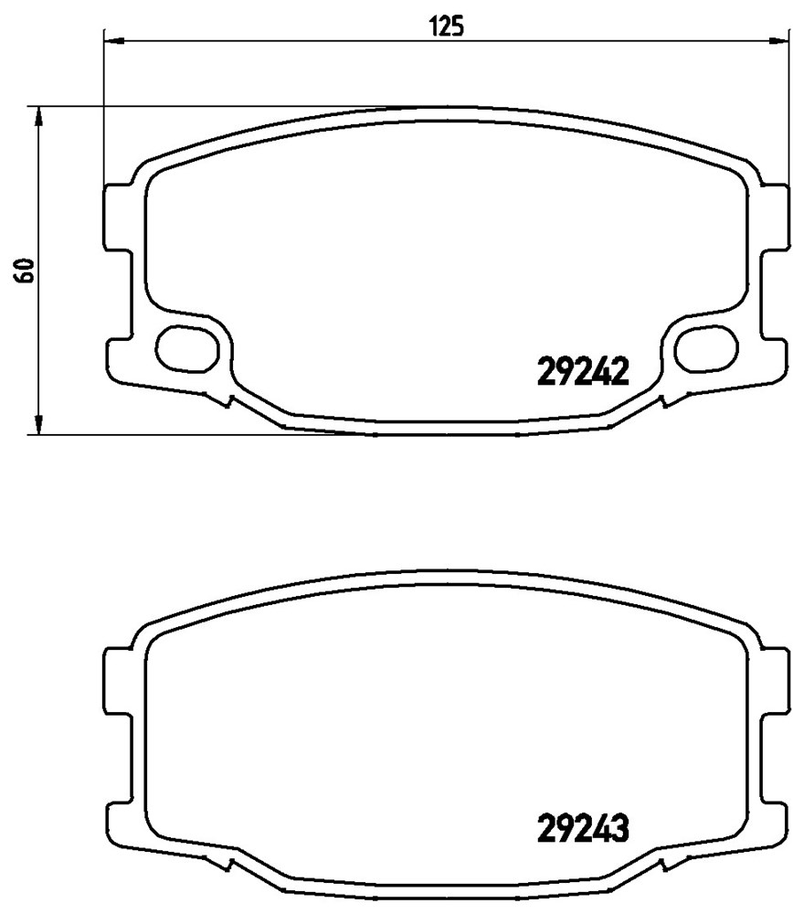 Klocki hamulcowe BREMBO P 54 035