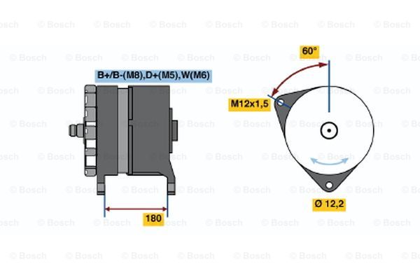 Alternator BOSCH 0 986 045 990