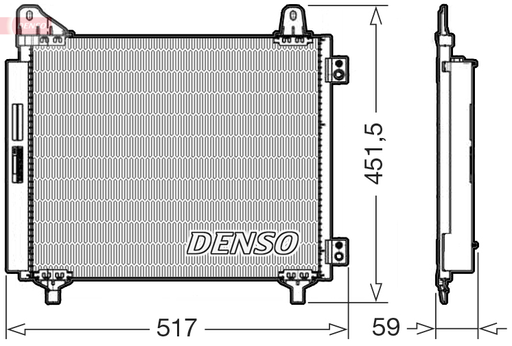 Skraplacz, klimatyzacja DENSO DCN21035
