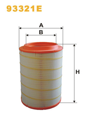 Filtr powietrza WIX FILTERS 93321E