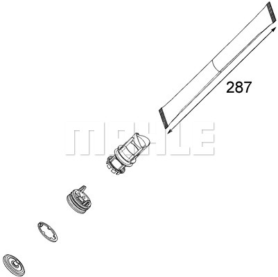 Osuszacz klimatyzacji MAHLE AD 1 000P