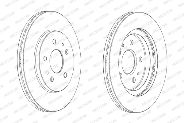 Tarcza hamulcowa FERODO DDF2247C