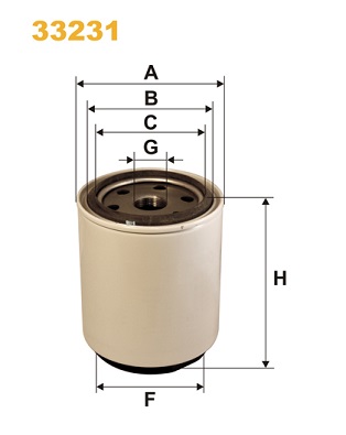 Filtr paliwa WIX FILTERS 33231