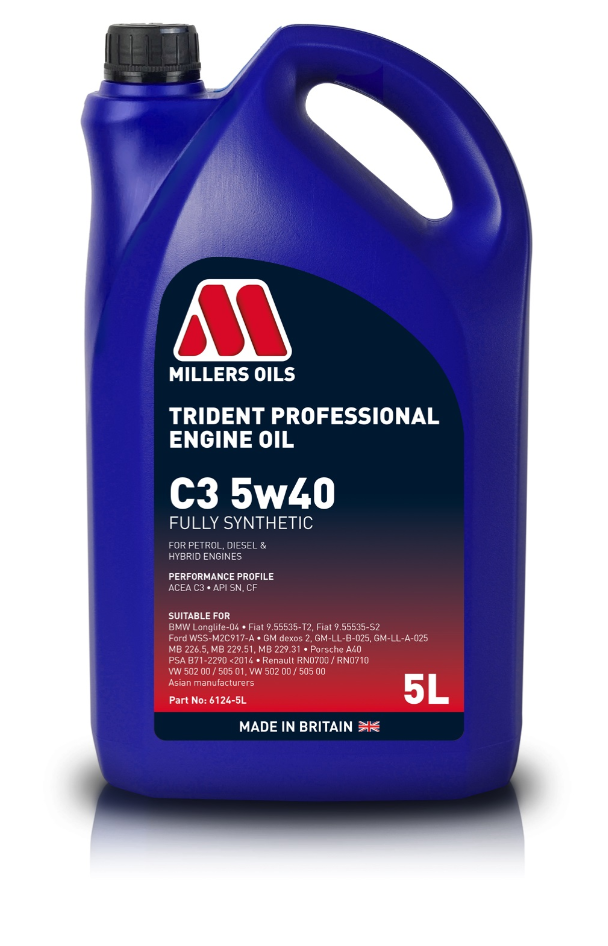 Olej silnikowy Millers Oils Trident Pro C3 5l 5W40