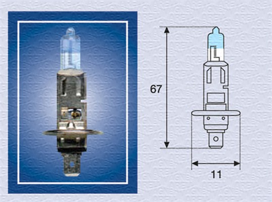 Żarówka MAGNETI MARELLI 002587100000