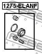 Zestaw naprawczy zacisku FEBEST 1275-ELANF