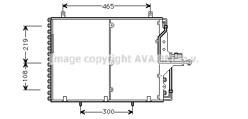 Skraplacz klimatyzacji AVA QUALITY COOLING MS5169