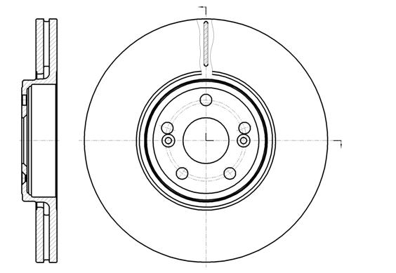 Tarcza hamulcowa REMSA 61234.10