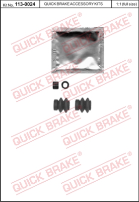 Zestaw naprawczy zacisk hamulcowy QUICK BRAKE 113-0024