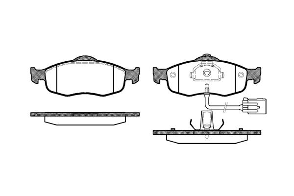 Klocki hamulcowe REMSA 0432.02