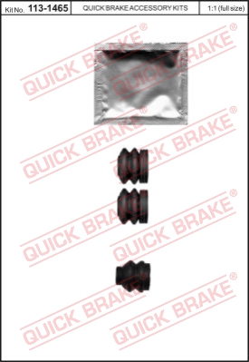 Zestaw naprawczy zacisk hamulcowy QUICK BRAKE 113-1465