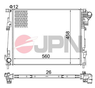 Chłodnica JPN 60C9039-JPN