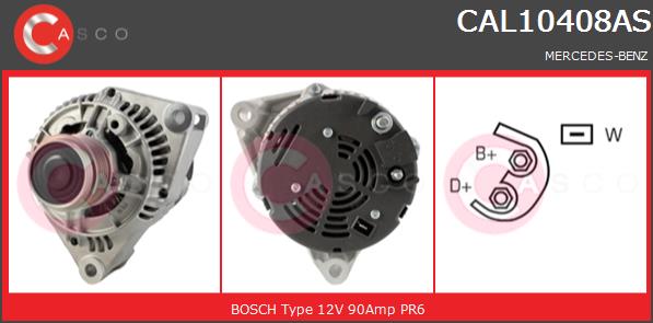 Alternator CASCO CAL10408AS