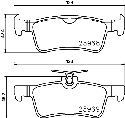 Klocki hamulcowe HELLA 8DB 355 021-701