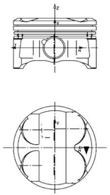 Tłok KOLBENSCHMIDT 40086600