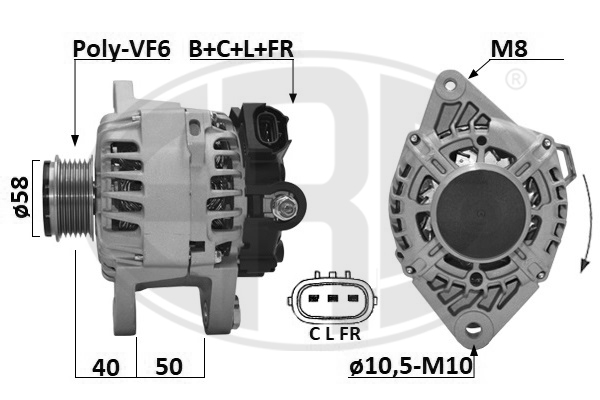 Alternator ERA 209654A