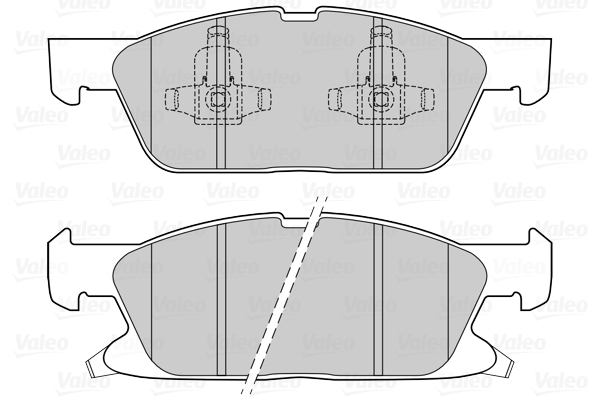 Klocki hamulcowe VALEO 302311