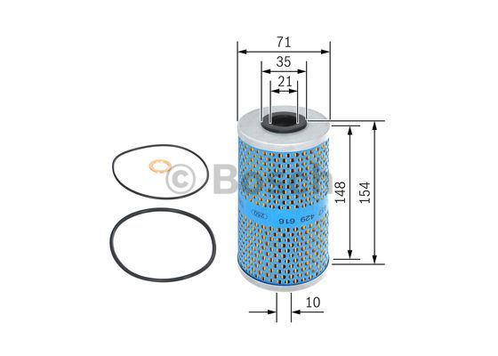 Filtr oleju BOSCH 1 457 429 616