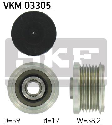 Sprzęgło alternatora SKF VKM 03305