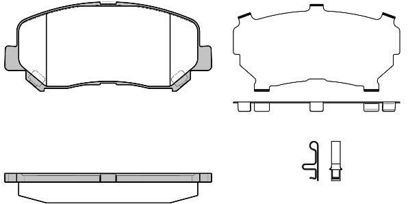 Klocki hamulcowe REMSA 1513.24