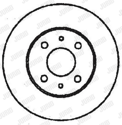 Tarcza hamulcowa JURID 561329JC