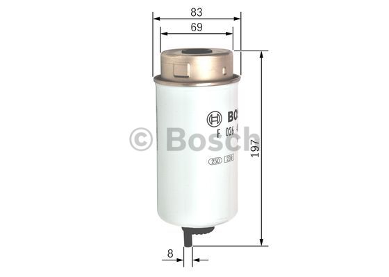Filtr paliwa BOSCH F 026 402 121