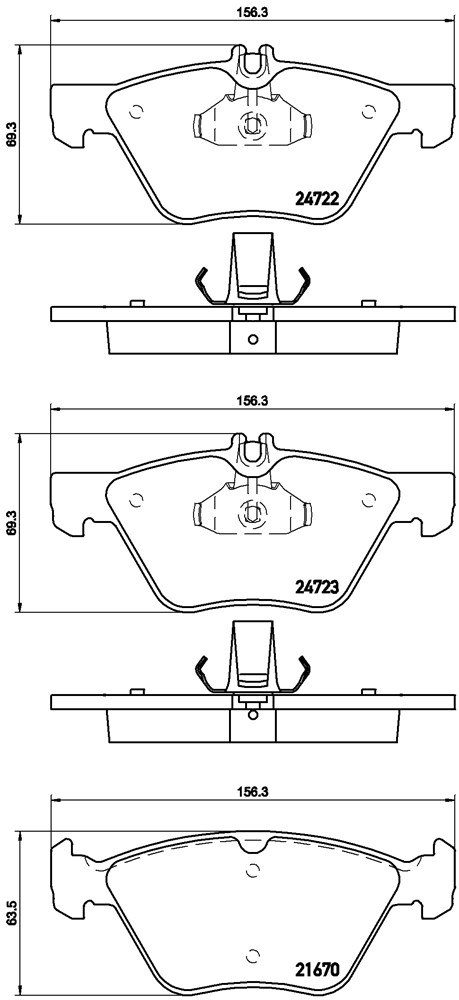 Klocki hamulcowe BREMBO P 50 075